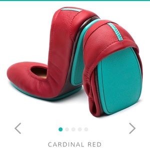 Cardinal Red Tieks Ballet Flats